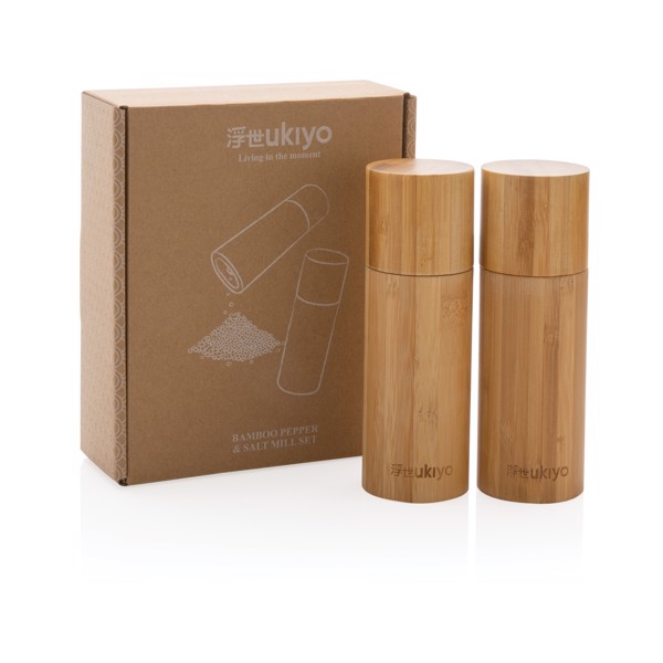 XD - Ukiyo bamboo salt and pepper mill set