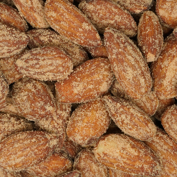 Poser med nødder inkl. logotryk i 1-2 farver - Smoked almonds