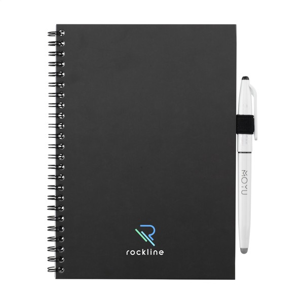 MOYU Erasable Stone Paper Notebook SoftCover 18 pages - Black