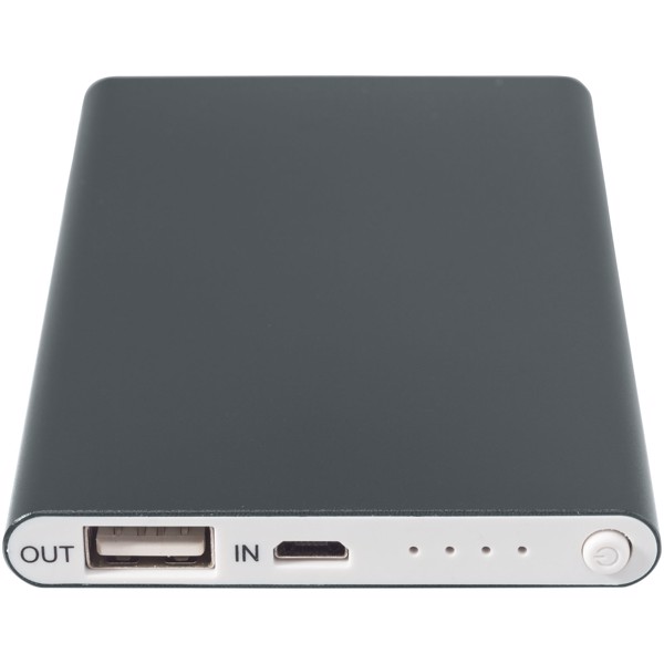 Pep 4000 mAh power bank - Titanium