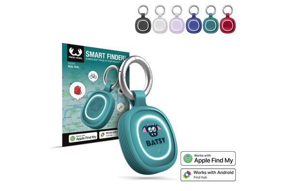 Fresh 'n Rebel Smart Finder 2 Bluetooth Tracker IPX7 Water Resistant - Dark Grey