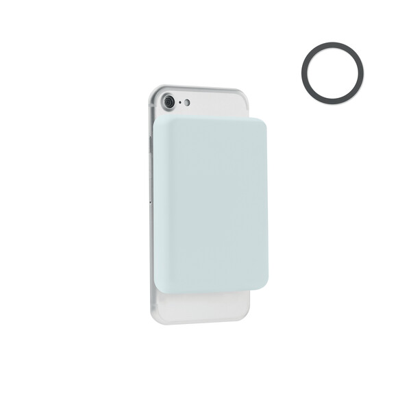 Ładowarka magnetyczna 15W Doubletic - Baby Blue
