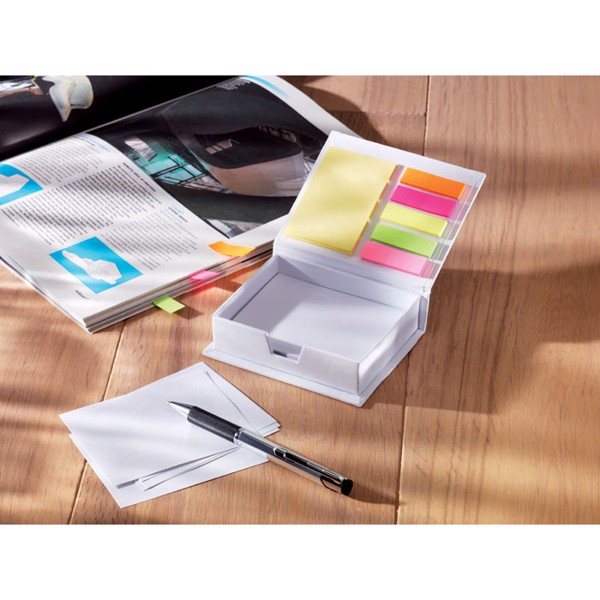 Bloc-notes et ét. auto-coll. Memokit