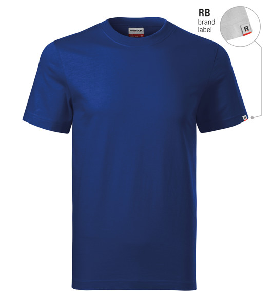 Tričko Unisex Rimeck® Base - Královská Modrá 05 (Brand Label) / M