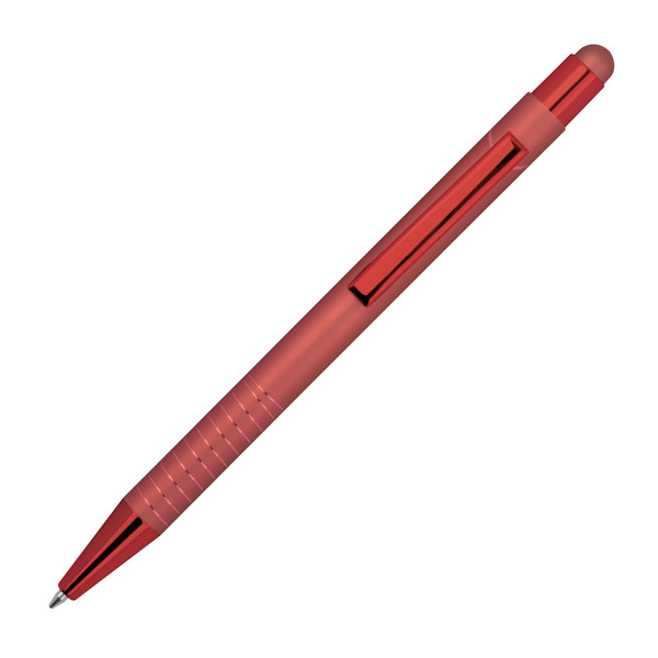 ANGELO Guľôčkové pero s touchpenom - Red