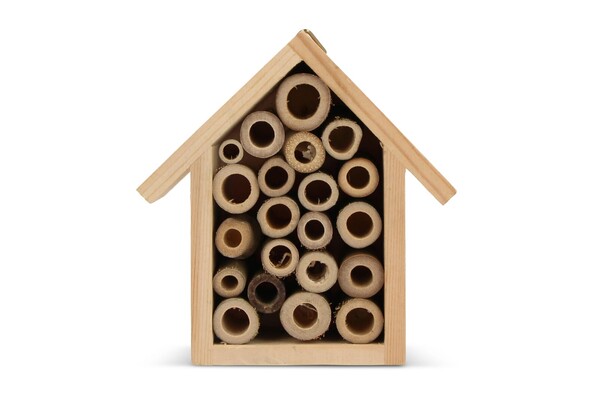 Bee station wood FSC, 110x103x40mm