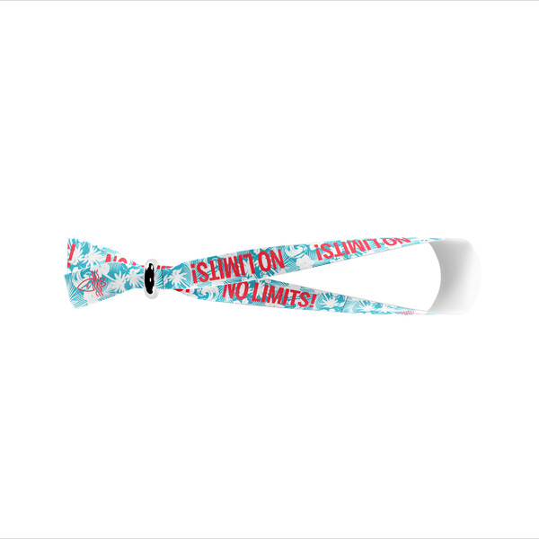 Recycled polyester (rPET) sublimation wristbands - Full colour / Metal removable closure