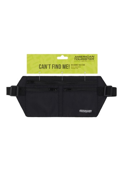 American Tourister - Ta Rfid Money Belt Bag - Black