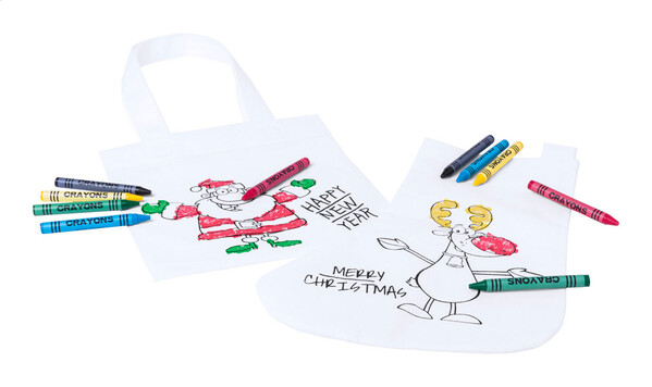 Colouring Christmas Stocking Plicom