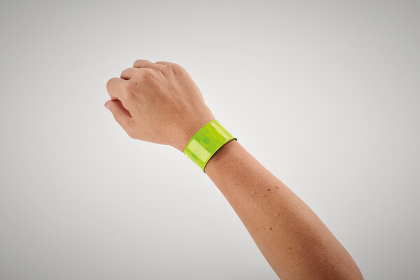 Reflective arm strap Enrollo + - Yellow