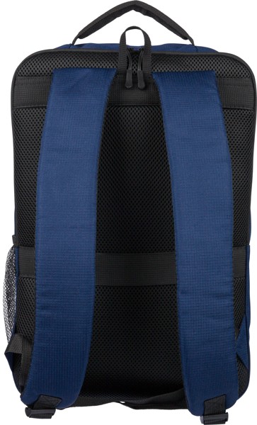 rPET (300D) polyester Ocean Bound Rugzak Tova - zwart
