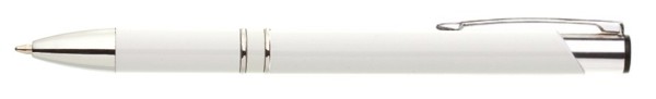 Oira plastic ballpoint pen, Jumbo blue refill - White