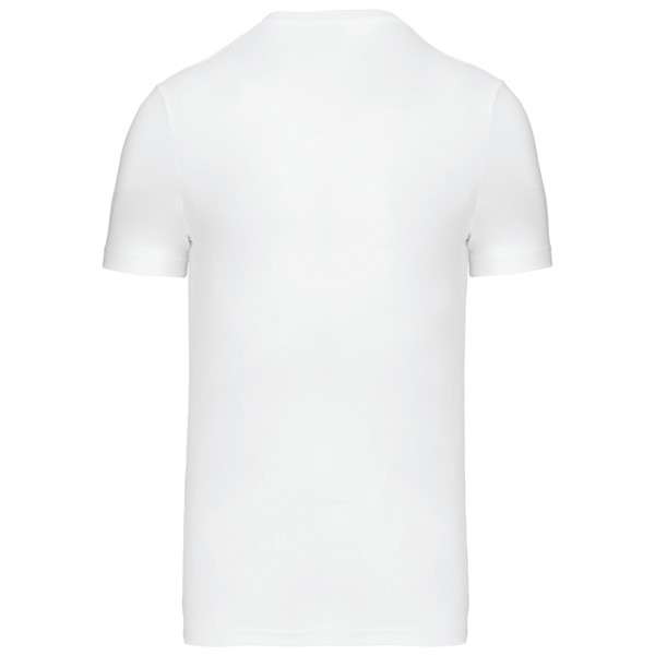 Short-Sleeved Crew Neck T-Shirt - White / L