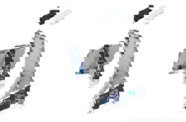 R-ABS Phone Stand for Desk Foldable and Portable - White