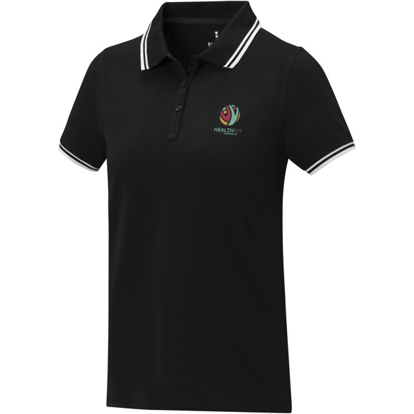 Polo Amarago tipping manches courtes femme - Noir / XS