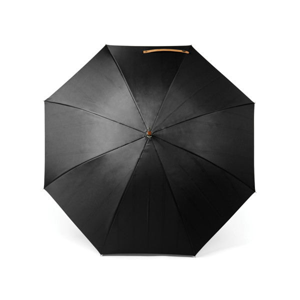 Vinga Bosler umbrella, rPET fabric, 103 cm diameter - Black