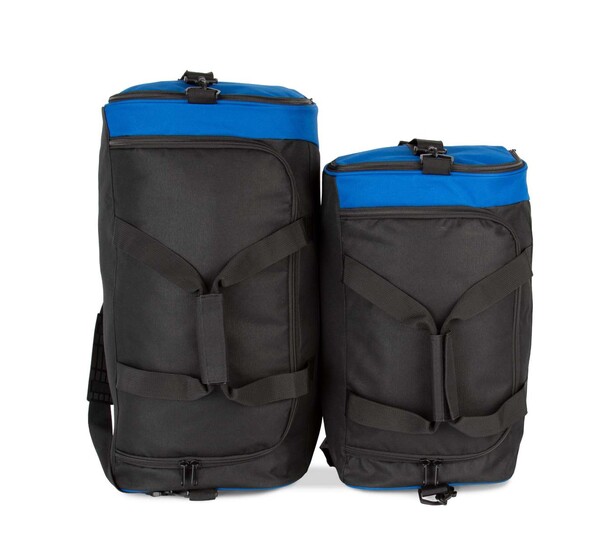 Bicolor Sport Bag - Forest Green / Light Grey / M