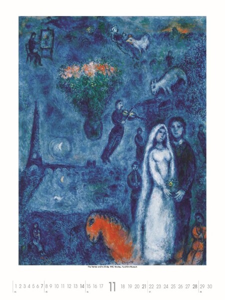 Nástenný Kalendár Marc Chagall 2027