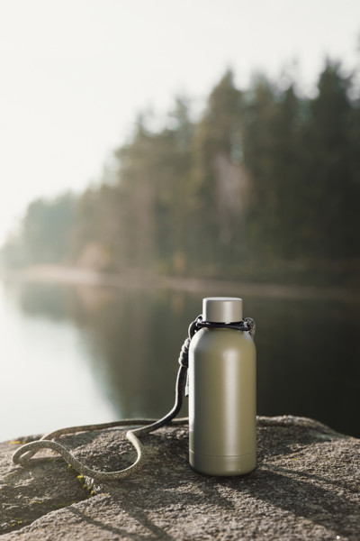 VINGA Parks RCS fľaša z nehrdzavejúcej ocele, 400 ml - Zelená