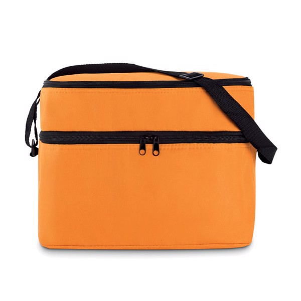 Cooler bag with 2 compartments Casey - Orange