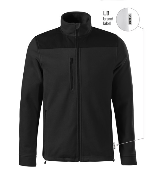 Fleece Unisex Rimeck® Effect - Černá / S
