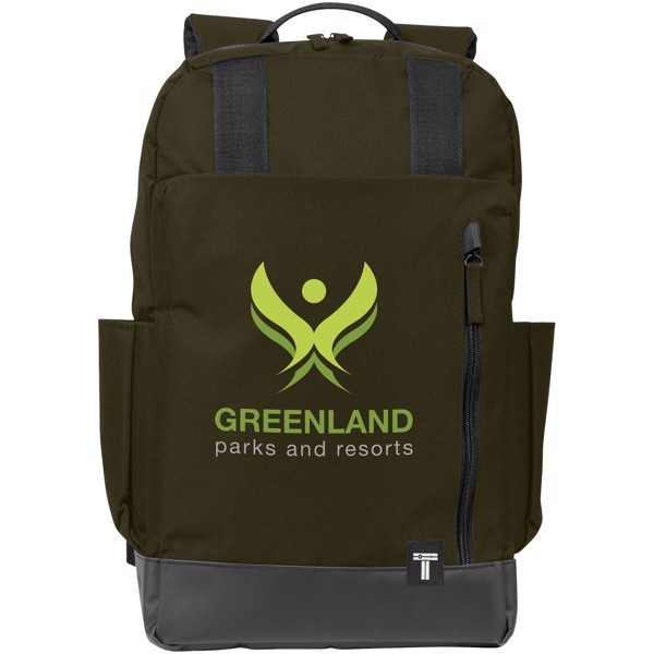 Compu 15,6" Laptop-Rucksack 14L - olive / schwarz