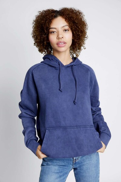 Vintage Raglan Hoodie - Vintage Black / L