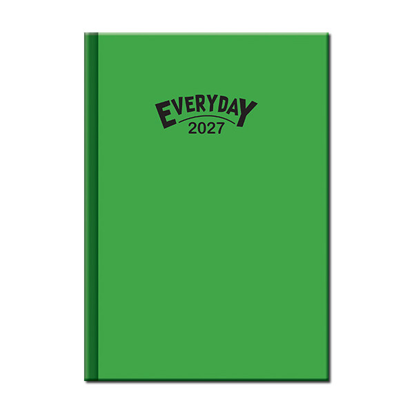 Denný diár A5 Everyday COLORS zelený 2027