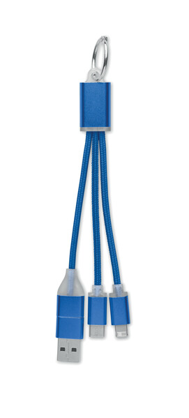 Cavo di ricarica 4 in 1 di tipo Blue - Blu Royal