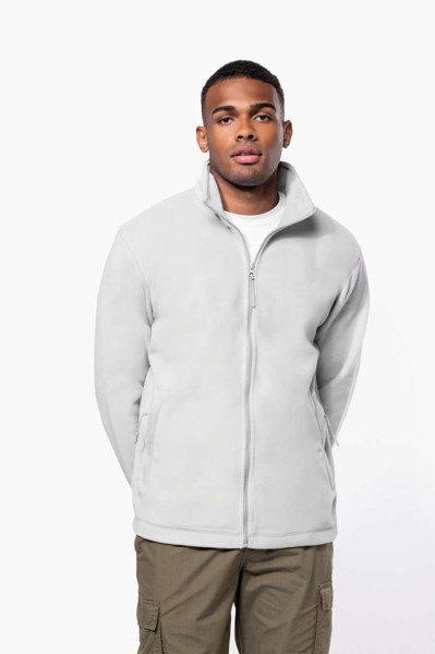 Falco - Full Zip Microfleece Jacket - White / 3XL