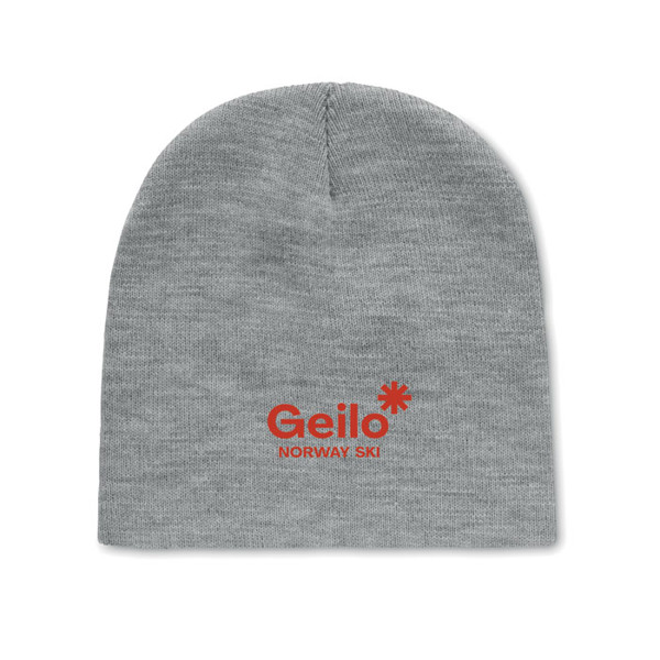 Beanie RPET Polyester Marco Rpet - Weiß / Schwarz