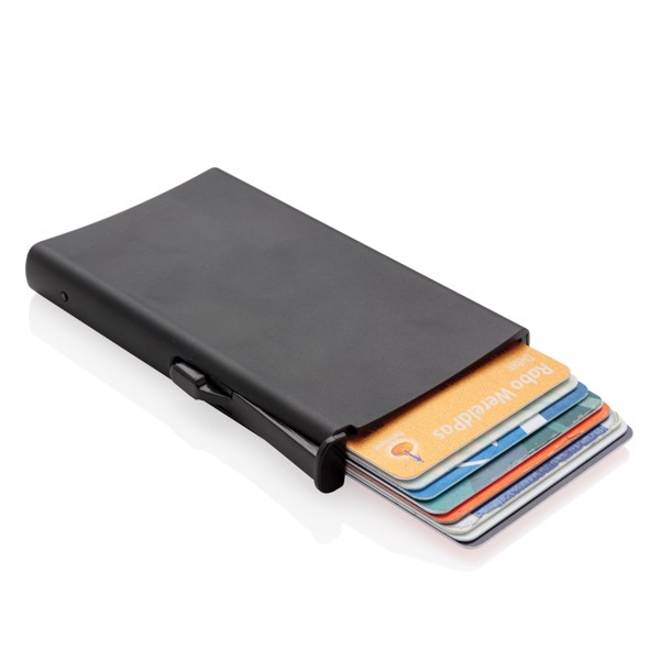 Standard aluminium RFID cardholder - Black