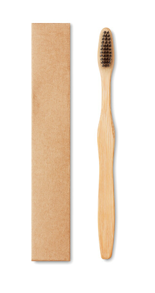 Brosse à dents en bambou Dentobrush - Noir