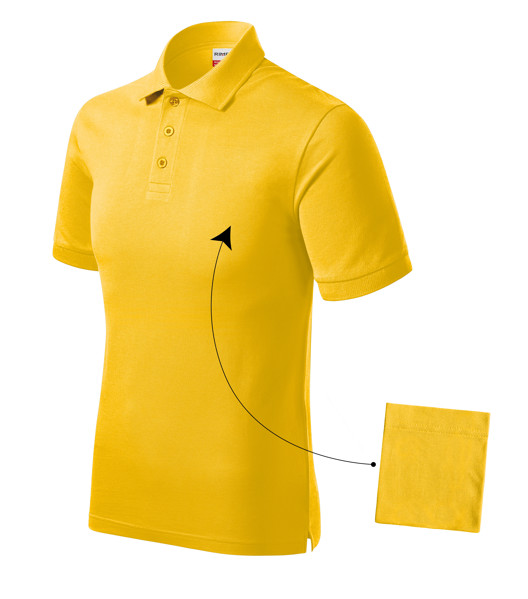 Polokošile Pánská Rimeck® Resist Heavy Polo - Žlutá / 4XL