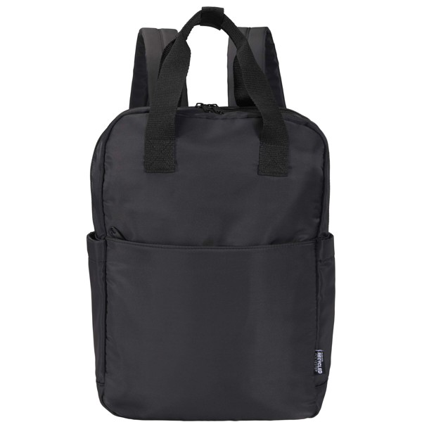 Sac à dos de voyage pour ordinateur portable Trip 14” Aware™ de 9 L en matériaux recyclés - Noir