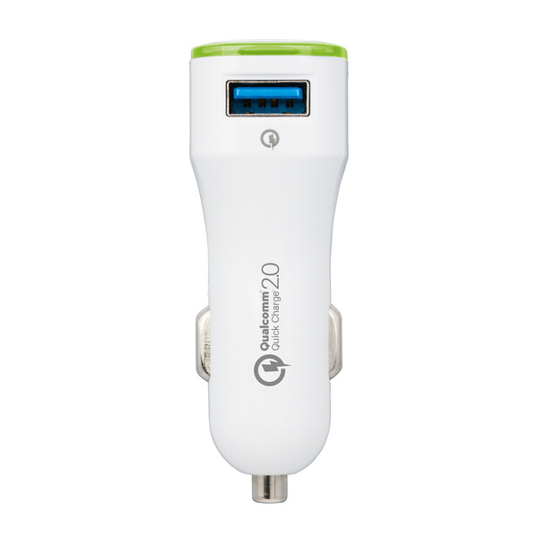 Chargeur voiture USB Quick Charge 2.0® COLLECTION 500 - vert clair