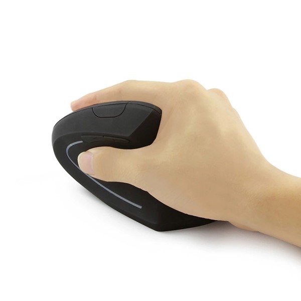Vertical wireless mouse