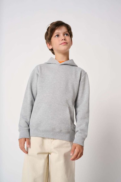 Kids' Basic Hoodie Sweatshirt - Ideal White / 10/12