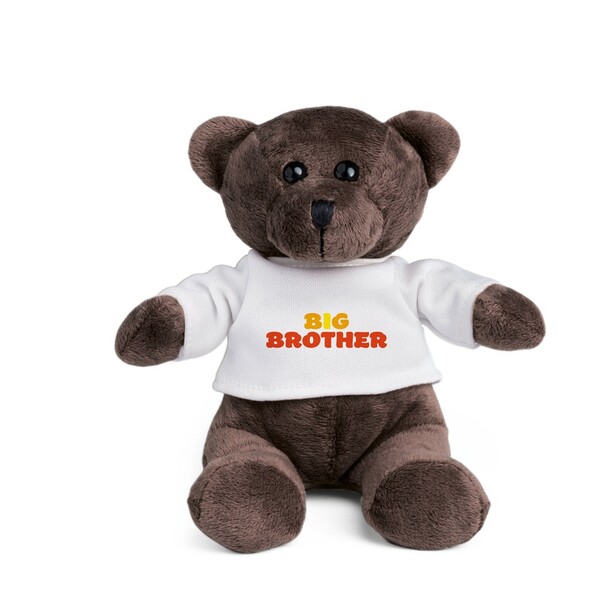 GRIZZLY. Peluche em formato de urso com t-shirt
