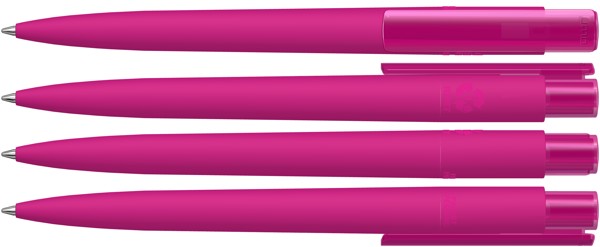 RECYCLED PET PEN PRO K transparent GUM - magenta