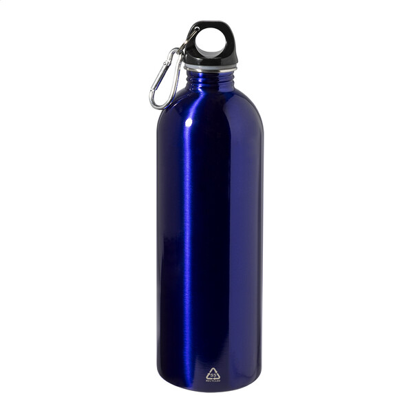 Bouteille en acier inoxydable recyclée Ressuto XL - Bleu