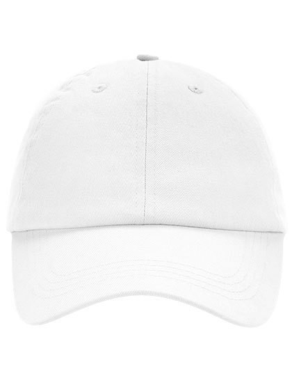 Low Profile 6 Panel Dad Cap - White / One Size