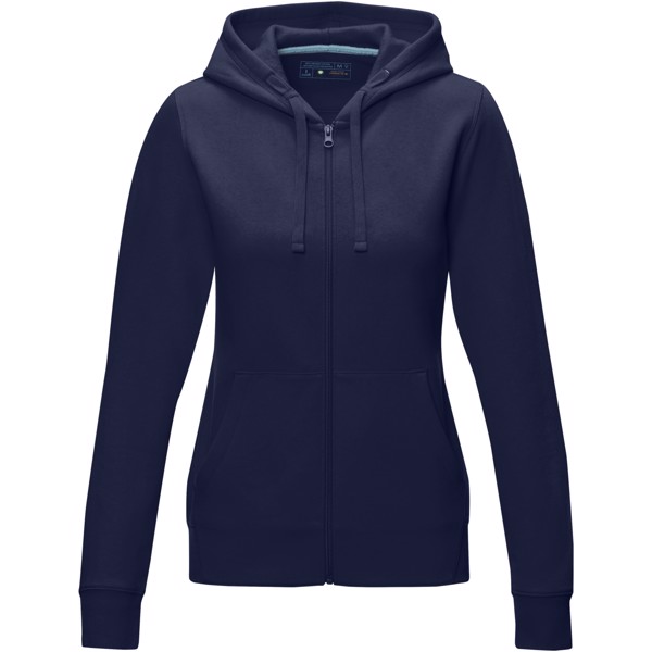 Ruby women’s organic recycled full zip hoodie - Námořnická modř / M