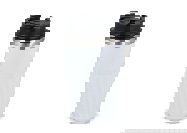 Recycled Stainless steel Thermo coffee to go 400ml - White