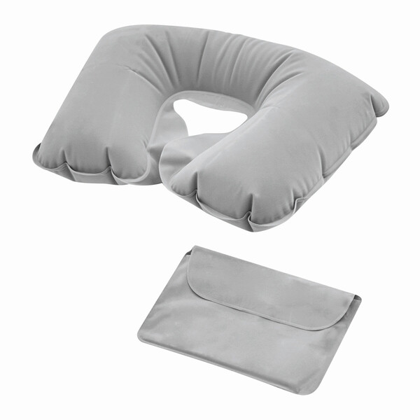 Nafukovací cestovný vankúš Comfortable - Šedá