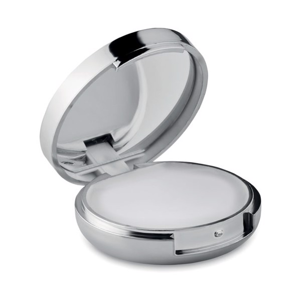 Duo Mirror lip balm, SPF10, vanilla scent - Shiny Silver