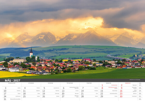 Kalendár Malebné Slovensko