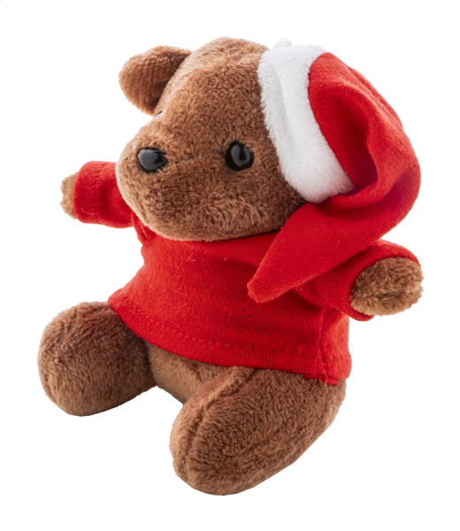 Plush Christmas Teddy Bear Keyring Julnalle