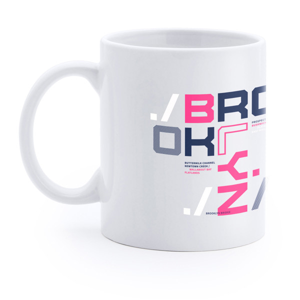 Personalised sublimation ceramic mug 350 ml