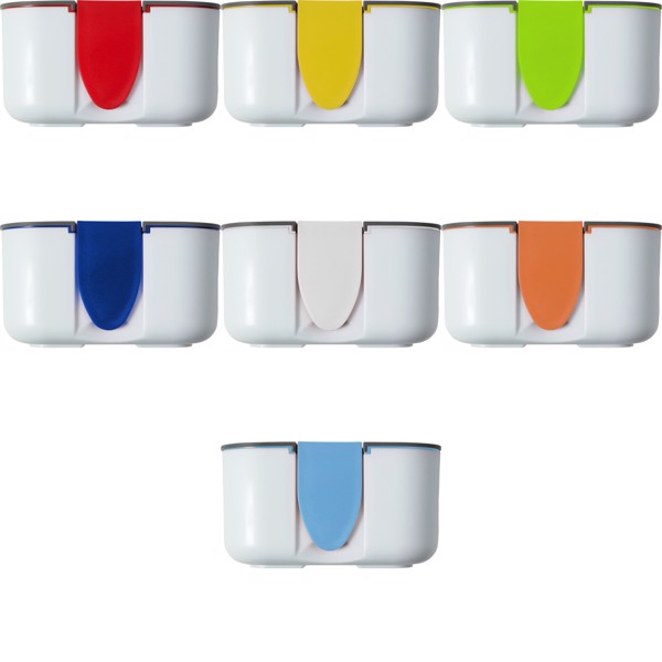 Lancheira em PP e silicone Veronica - branco